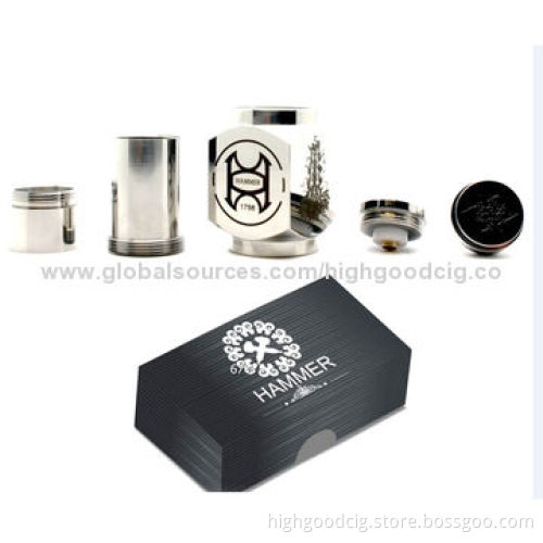 Best Mechanical Stainless Steel 18650 Mod Hammer Electronic Cigarette with Gift PackageNew